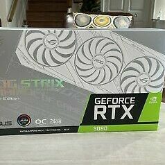 ASUS ROG Strix GeForce RTX 3090 OC White 24GB GDDR6X Graphics Card
.