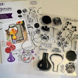 Build A Bouquet 23 Piece Stamps & Dies