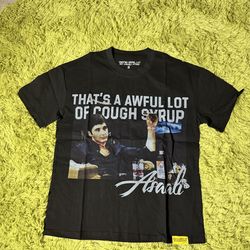 That’s an awful lot of cough syrup t shirt size  small