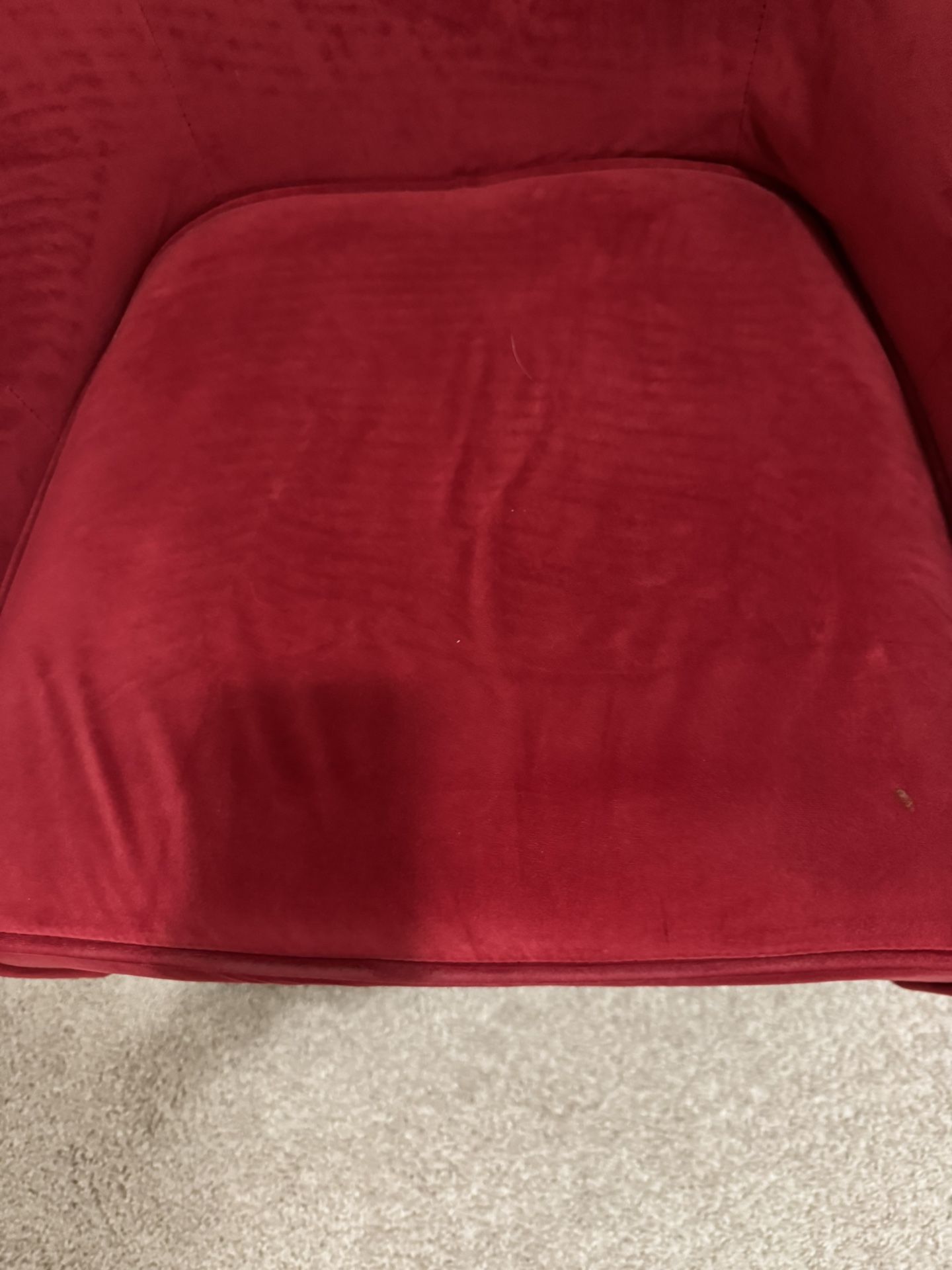 Red Velvet Chair 