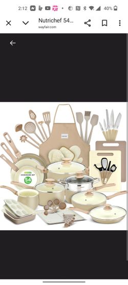 54 Pieces Cookware Set
