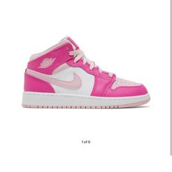 Womens Size 5.5 Jordan 1 Fierce Pink "Barbie" Shoes * New In Box*