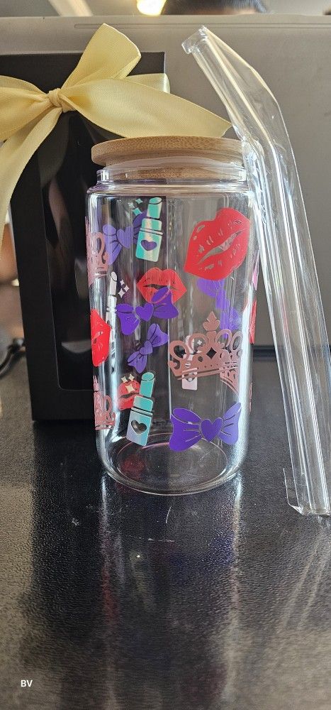 16 Oz Can Glass Cup