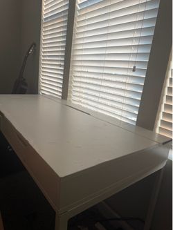 White desk