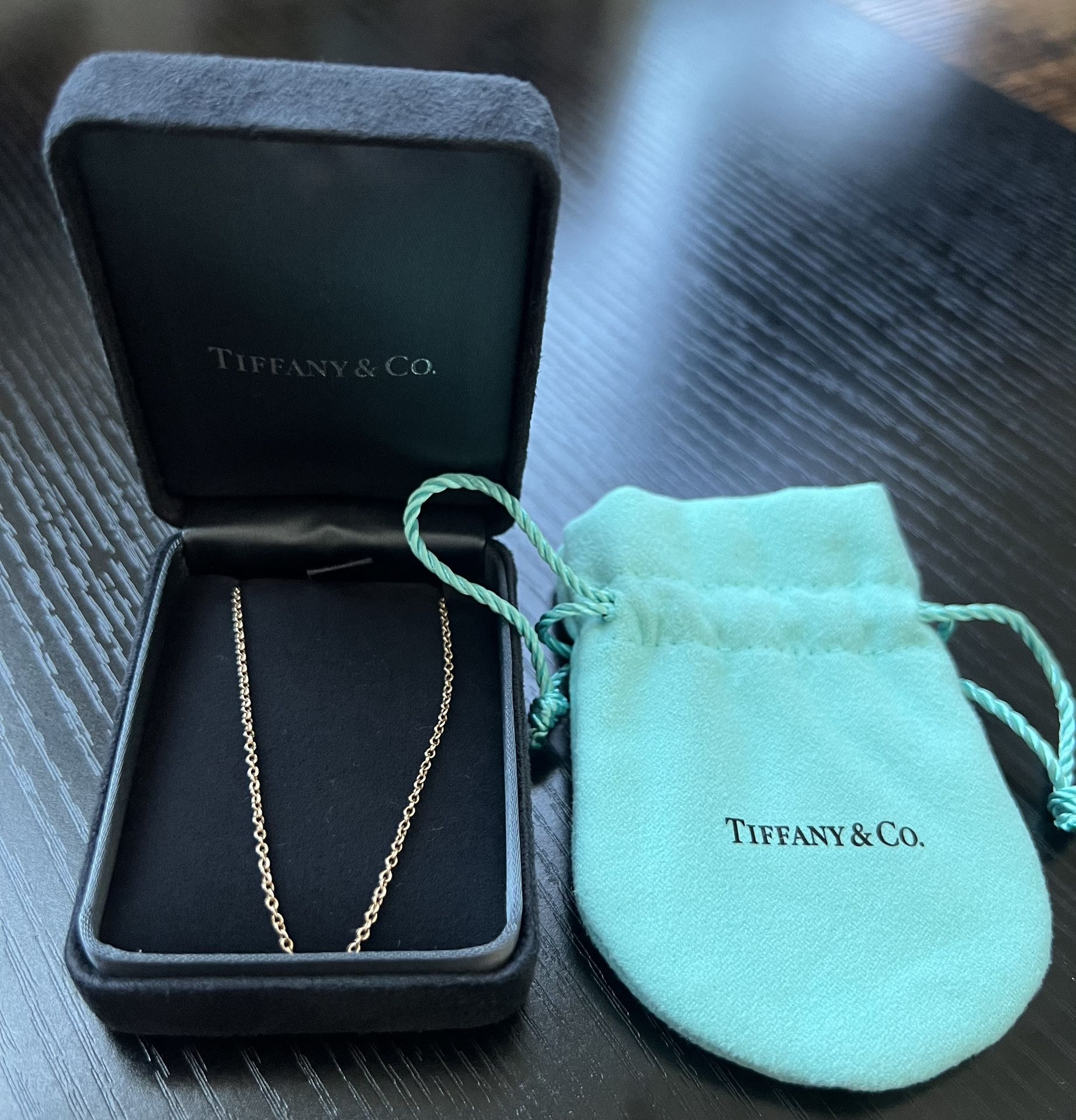 Tiffany & Co. 18 inch 18k Rose Gold Necklace