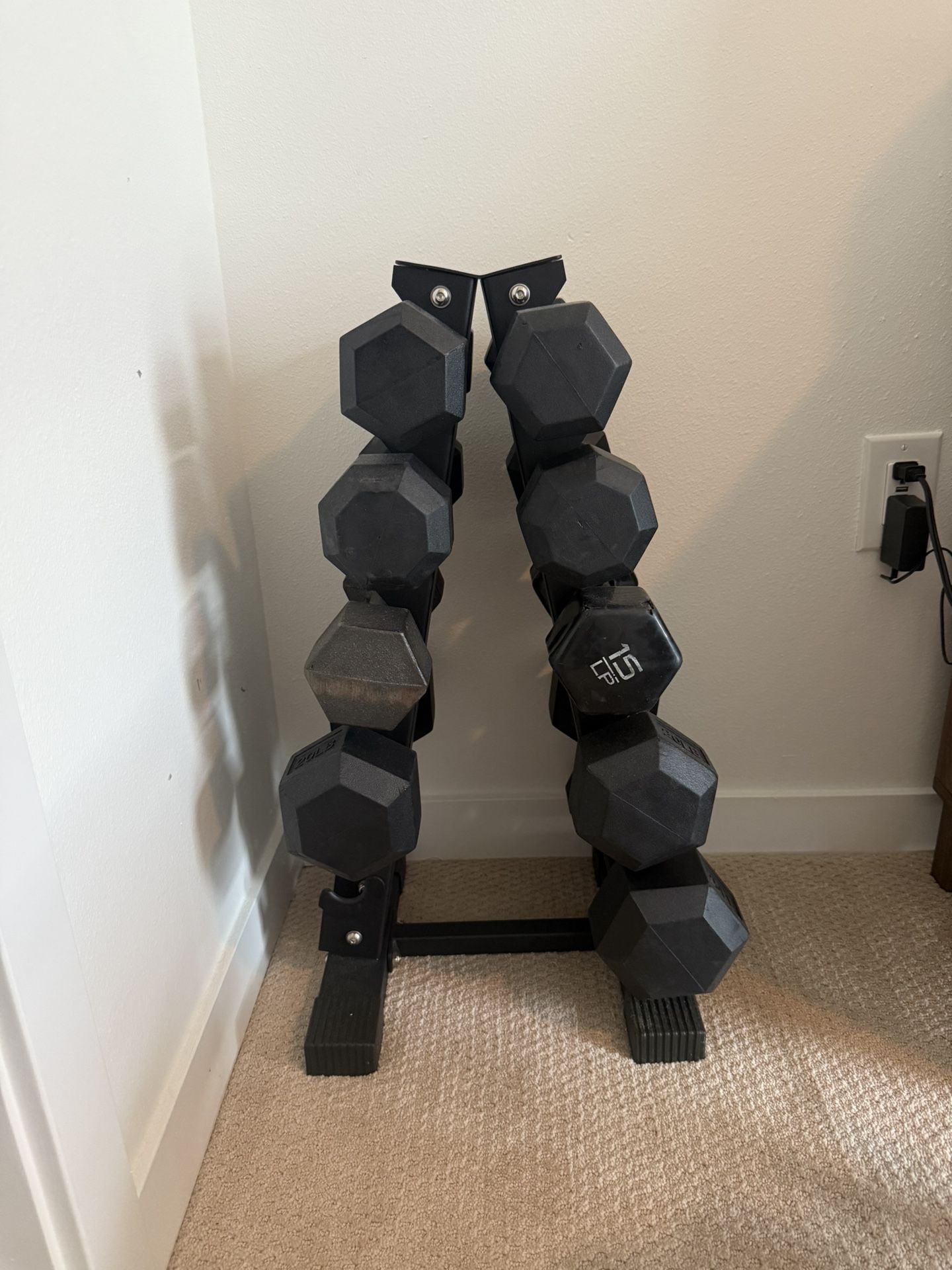 Weight Set with Rack