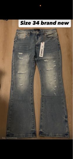 Purple jeans