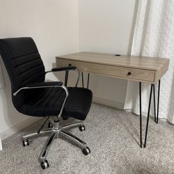 Office Desk + Chair 