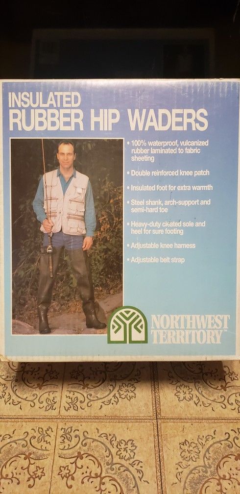 Insulated Hip Waders Size 11