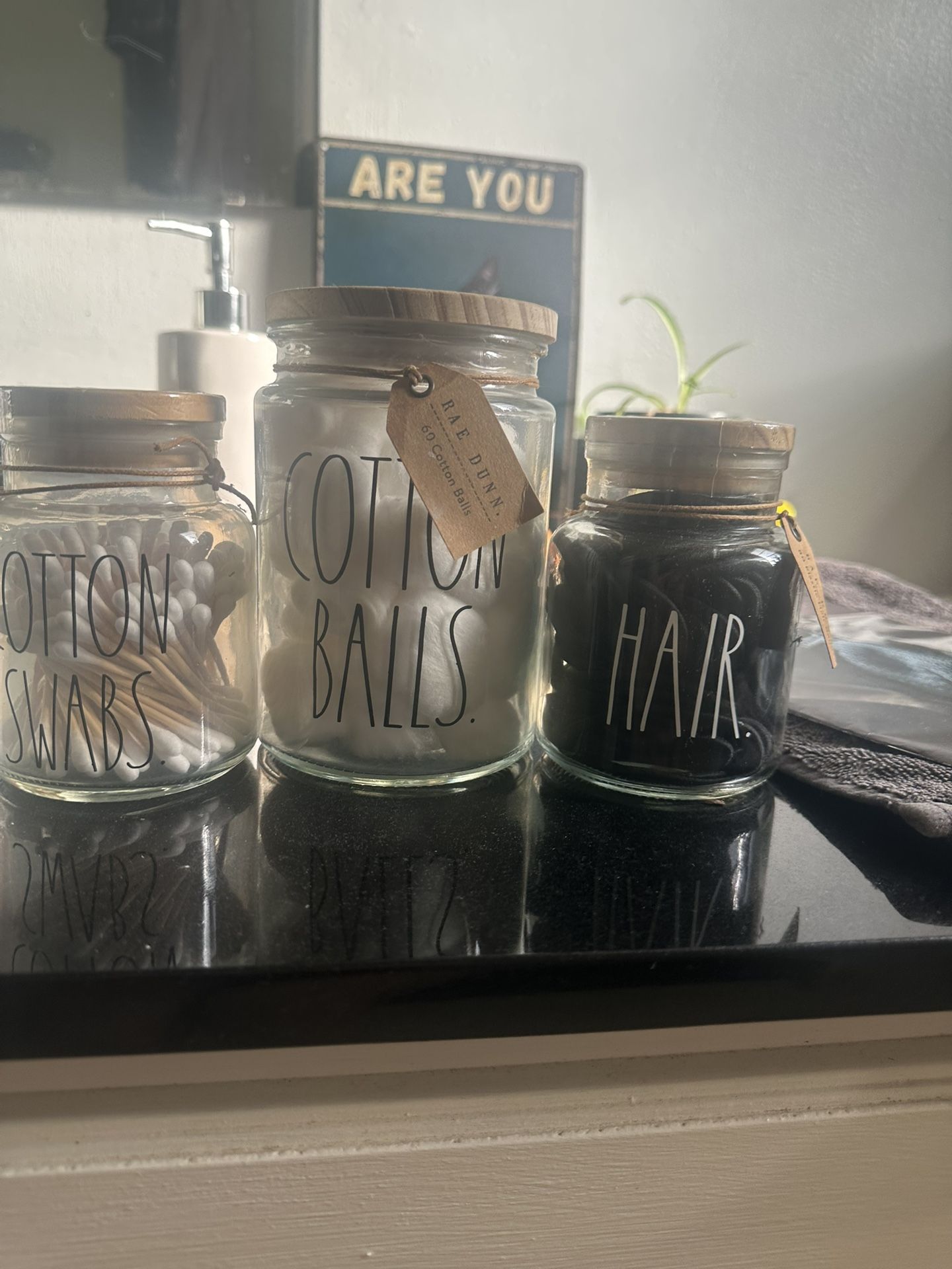 Rae Dunn Bathroom Jars