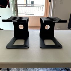 Soundrise Pro 9 Desktop Speaker Stands & Auralex MoPad XL