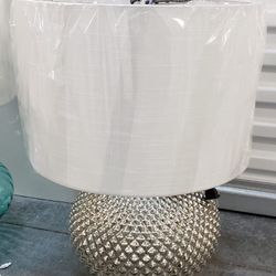 Silver Table Lamp