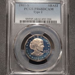 1981-S SBA Dollar PR68 Deep Cameo