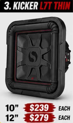 Kicker L7T Subs Great For Any Truck!!