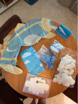 Cloud and Airplane Decorations
