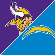Vikings vs Chargers  Section 204 Row 9