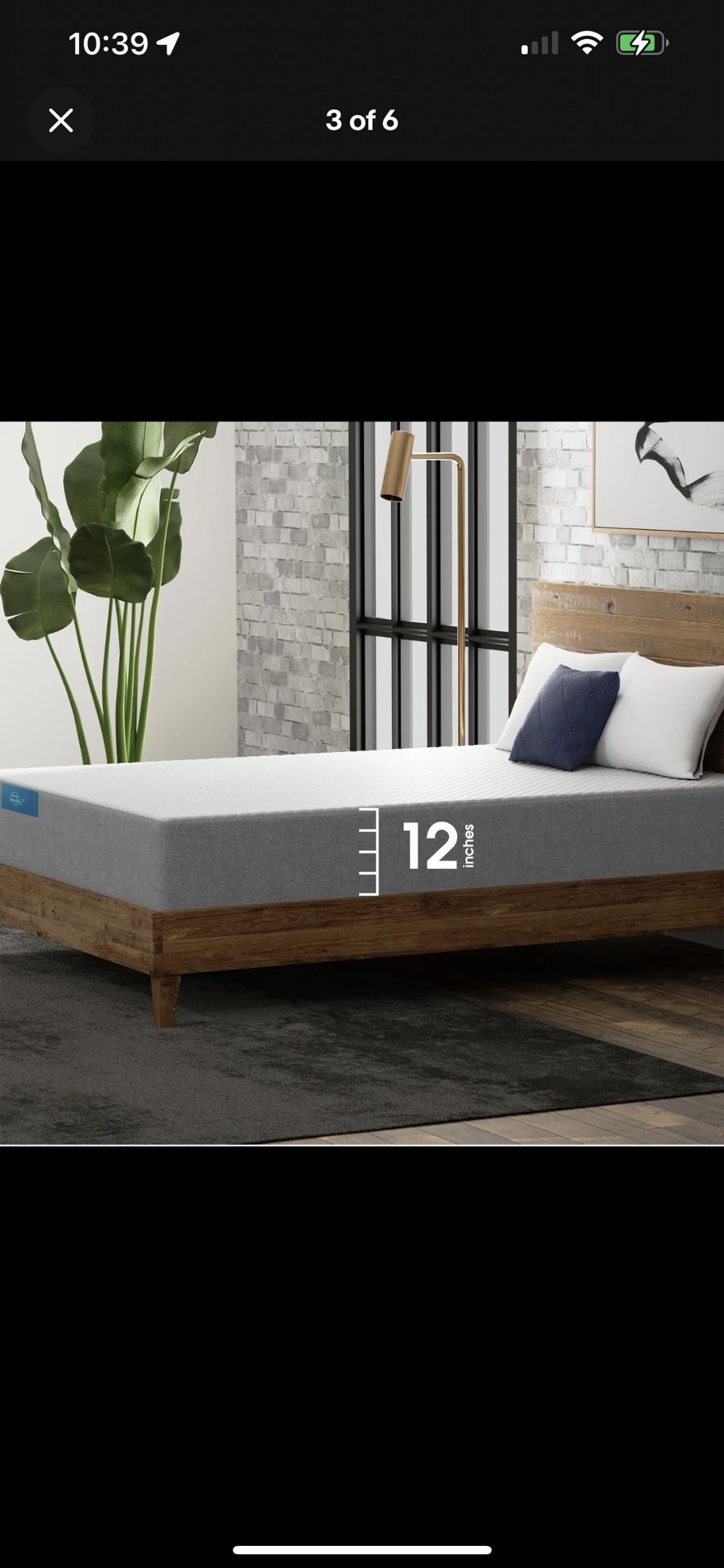 Dream Studio 12” Zoned Memory Foam Mattress