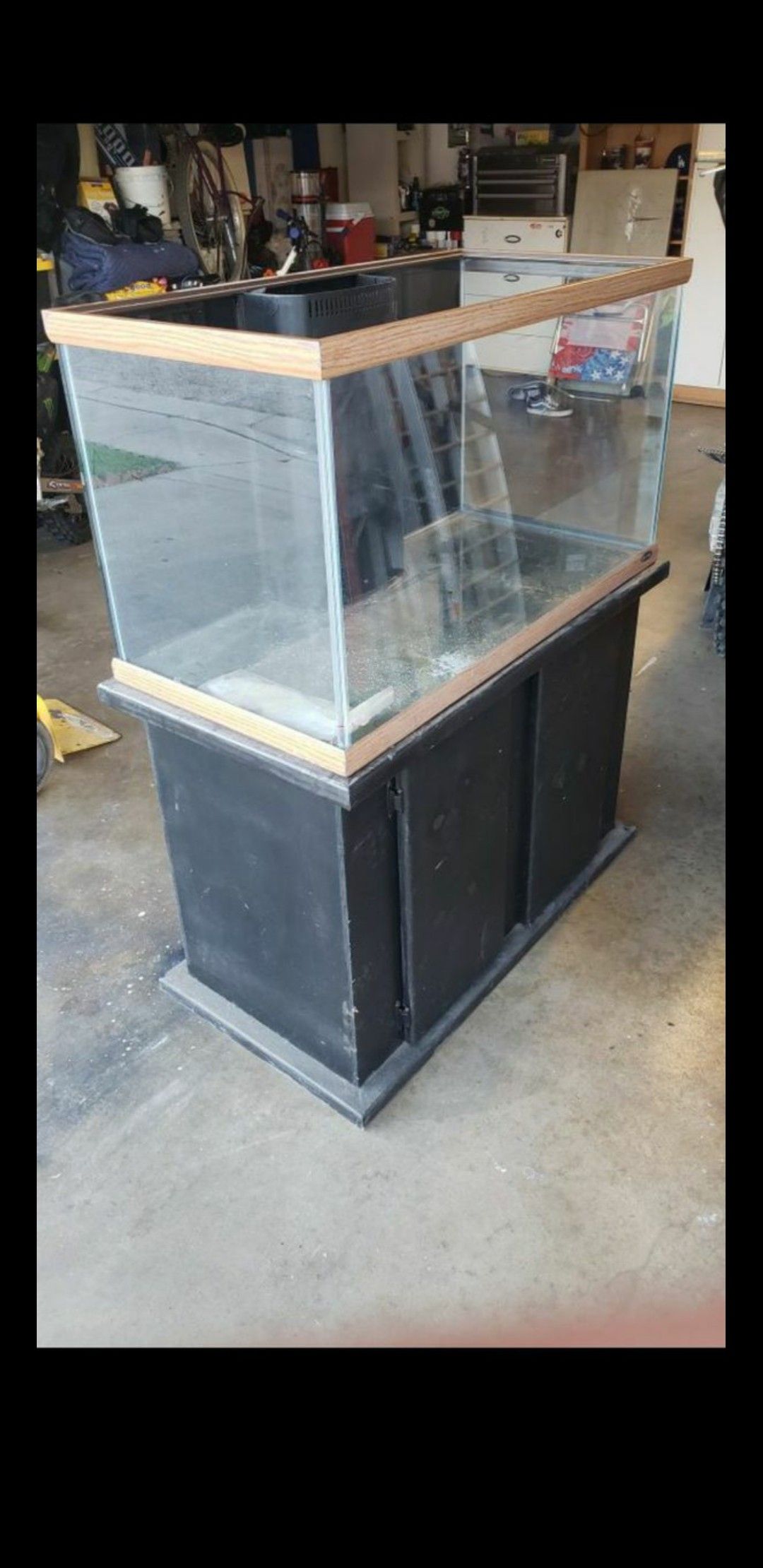 Aquarium with stand. 60 gallon