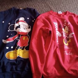 Disney Tshirts and Sweatshirts Good Condition Size Large To Xlarge $15.00 Each 