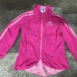 Adidas girls fuchsia pink jacket 3T
