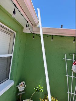 4 Roof Side Trim 8 Foot Long in White