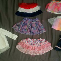 18M Tutus And Jean Skirt With Shirt For Skirts