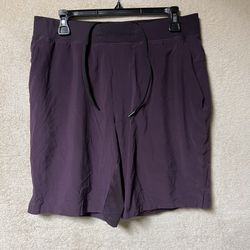 Lululemon THE Shorts Lined 9” Mens Large Purple