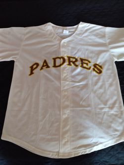SAN DIEGO PADRES JERSEY SIZE LARGE ADULT VINTAGE