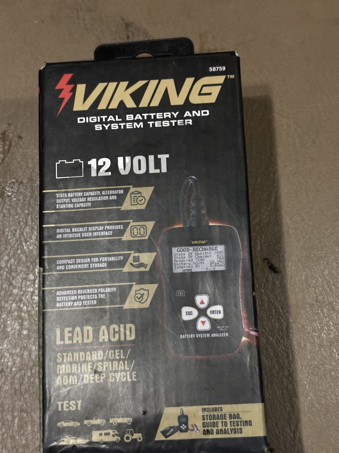 Viking Digital System And Battery Tester