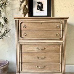 Restored vintage Tallboy Dresser 