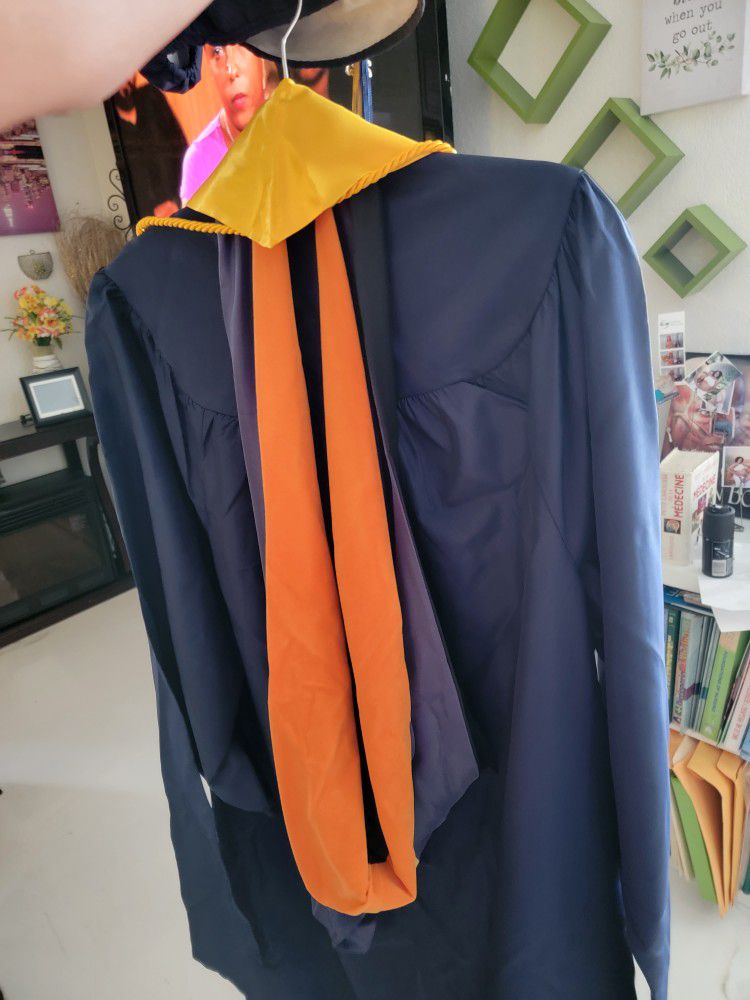 MRU Gown And Cap Only Masters Degree Graduation 
