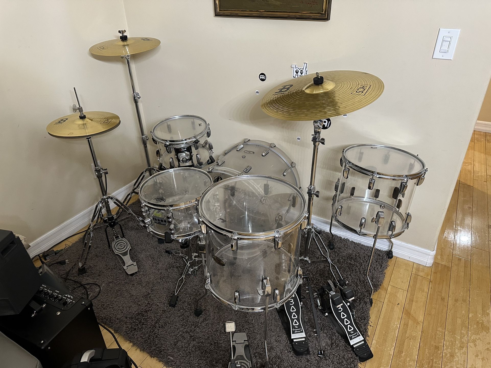 Drum Set Pearl Crystal Beat Drums Set