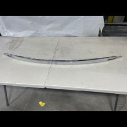 2012-2016 Tesla Model S Rear Trunk Chrome Applique Trim Molding OEM Part #1008856-00-C 