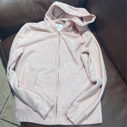 Abercrombie & Fitch Kids Pink Zippered  Logo Hoodie