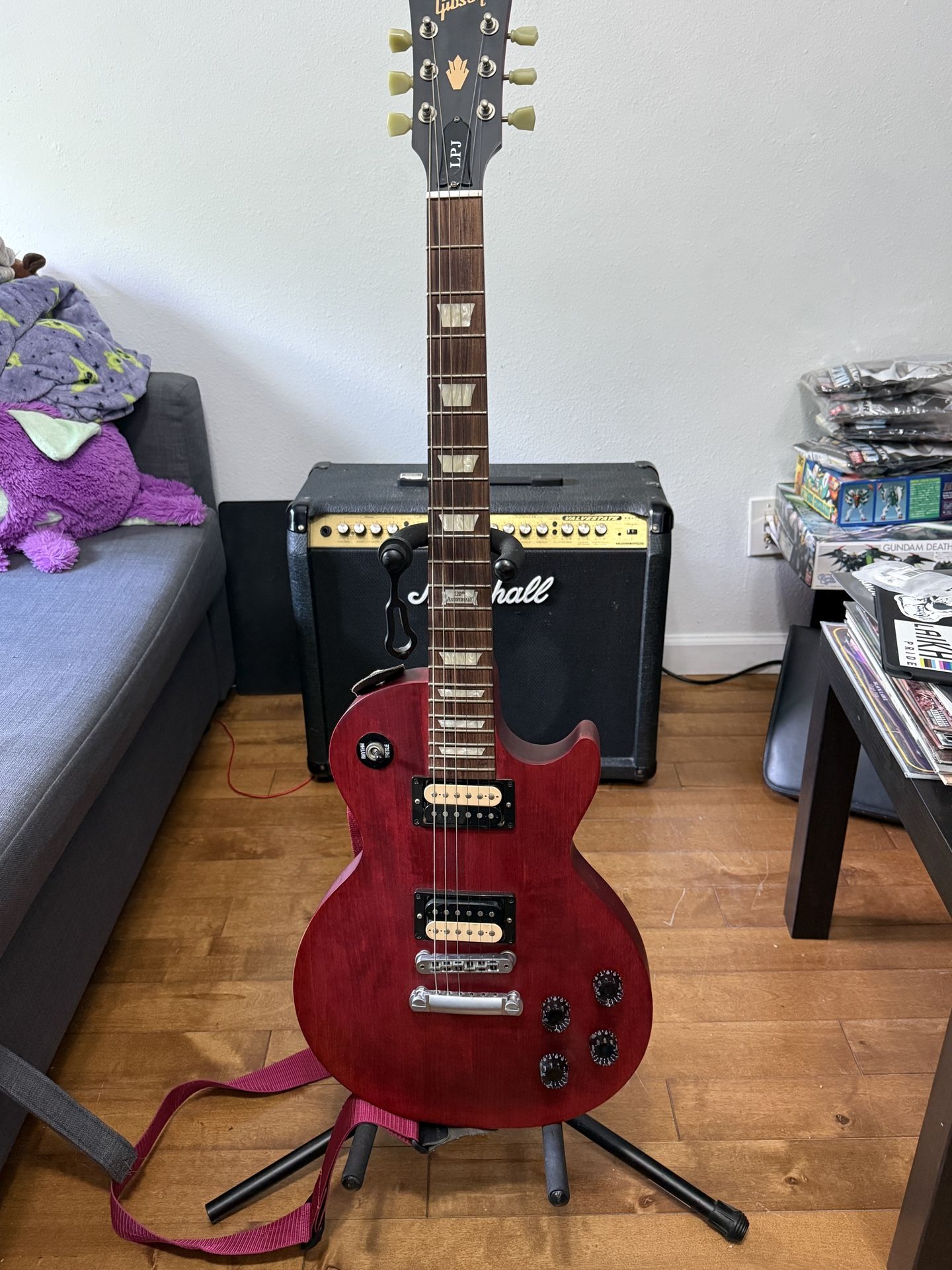 Gibson Les Paul LPJ 2014 Cherry Satin Solid-Body Electric Guitar