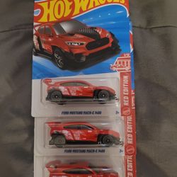 Mustang Mach-E Red Edition. 5 Dollars Each