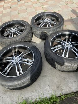 Sell Or Trade 22 Inch Rims Good Tires