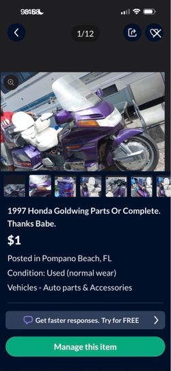 Goldwing parts 78 to 2001