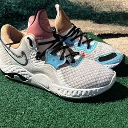 Nike Renew Elevate 2 'Hares' sneakers, a Space Jam-inspired basketball 