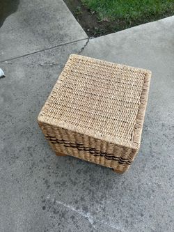 Wicker Foot Stool