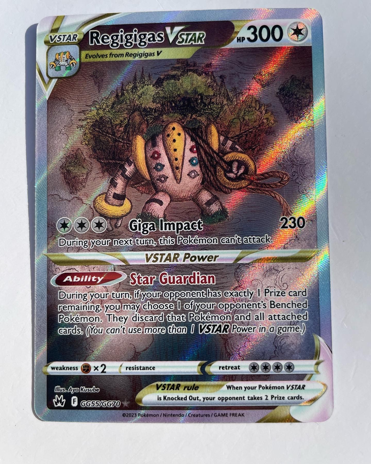 Poke TCG Art — Regigigas -- Aya Kusube