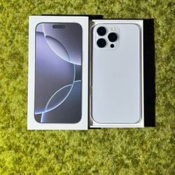iPhone 16 Pro Max | 256GB | White Titanium | Factory Unlocked