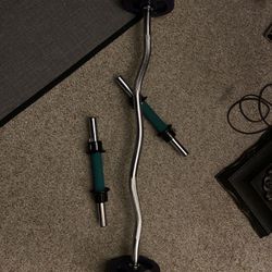 Single Standard Bars Standard Curl Bar  