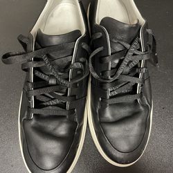 Bottega Veneta Leather Speedster Sneakers • size US 11 1/2 Men Italy Made Black