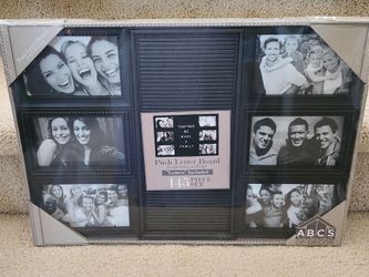 🌿🦋Push Letter Board 6-Opening Collage Frame🦋🌿