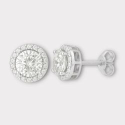 Moissanite Diamond Earrings 