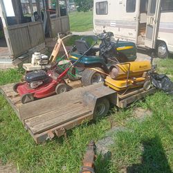 Lawn Epuipment And Trailer
