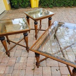 Coffee Table W/matching End Tables