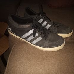Adidas Black And Grey Mens Shoes Size 12