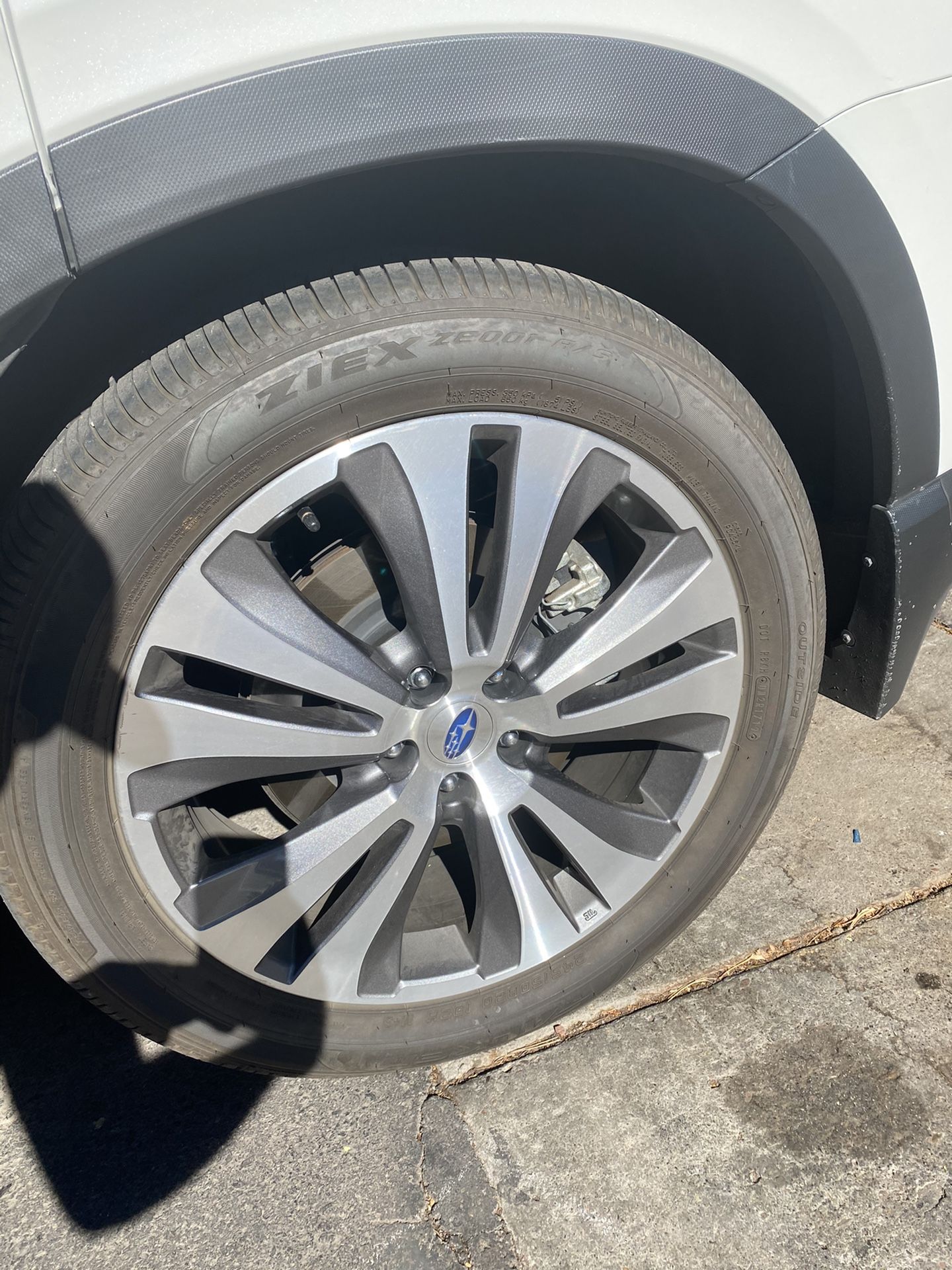 Tires and wheels for a 2020 Subaru ascent